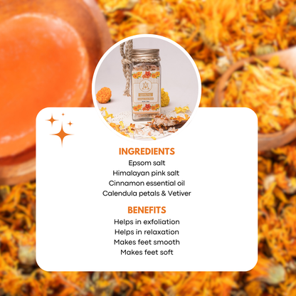 Calendula Vetiver Bath Salts