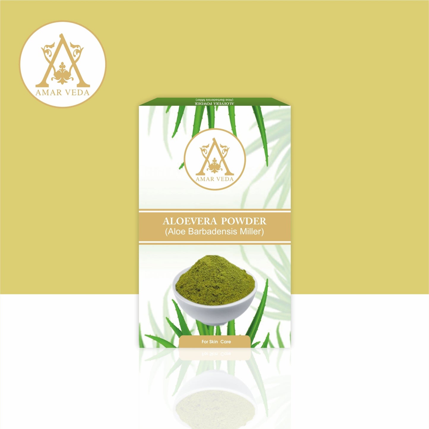 AmarVeda Aloe Vera Powder for Face & Hair – Soothes Skin, Fights Acne, Promotes Growth